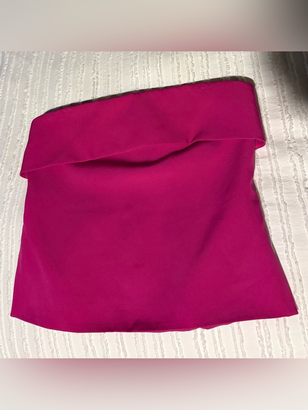 Milly Tuala Cady Hot Pink Strapless FittedTop